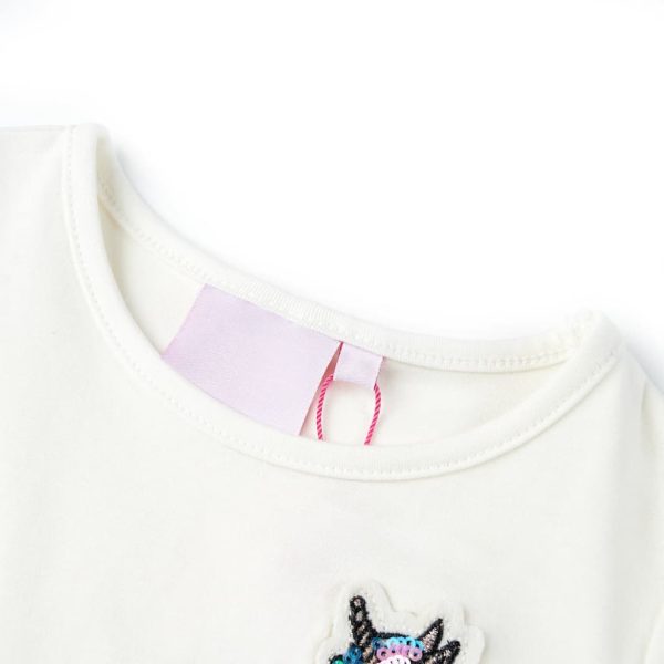 T-shirt infantil cor cru 128 - Image 3