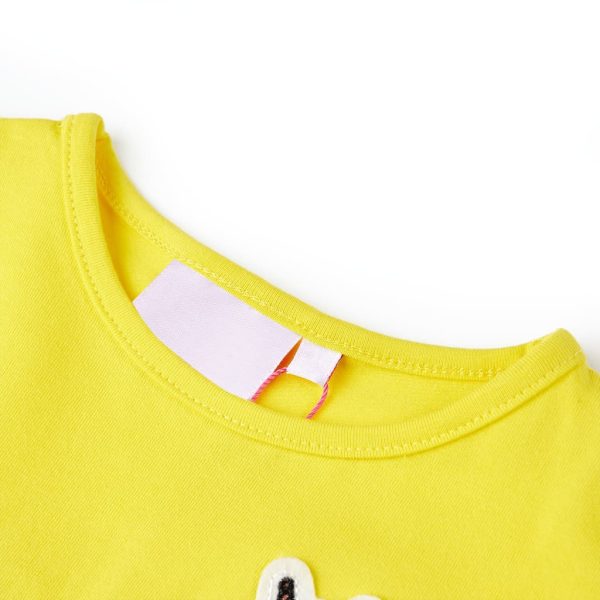 T-shirt de criança amarelo brilhante 104 - Image 3