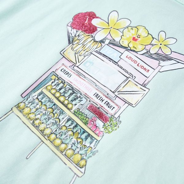 T-shirt de alças para criança menta-claro 128 - Image 4