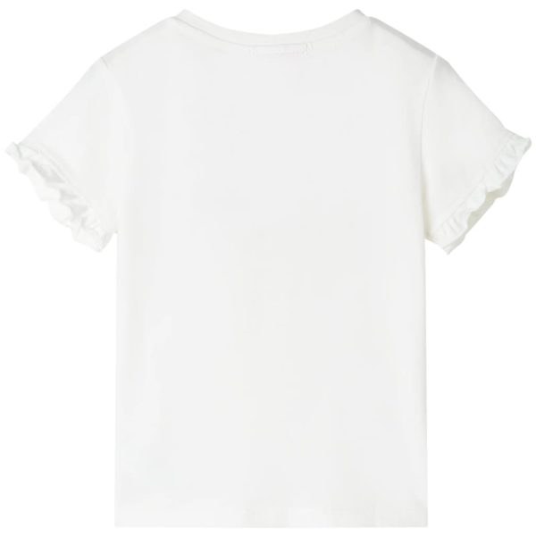 T-shirt infantil cor cru 116 - Image 2