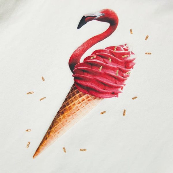 T-shirt infantil cor cru 116 - Image 4