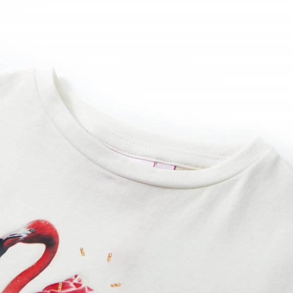 T-shirt infantil cor cru 140 - Image 3