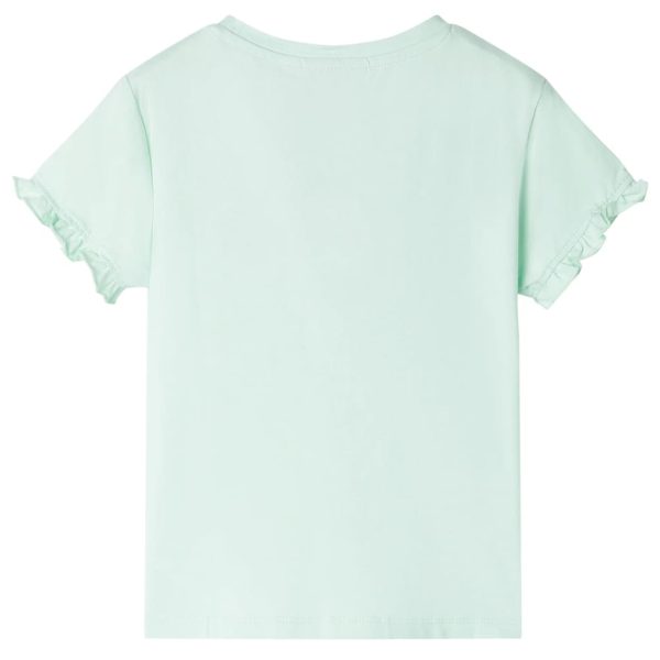 T-shirt infantil menta-claro 92 - Image 2