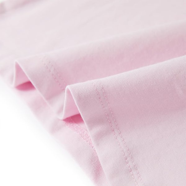 T-shirt de manga curta para criança rosa-suave 128 - Image 6