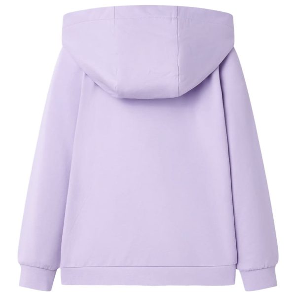 Sweatshirt para criança com capuz lilás 92 - Image 2