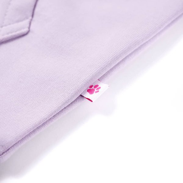 Sweatshirt para criança com capuz lilás 92 - Image 6