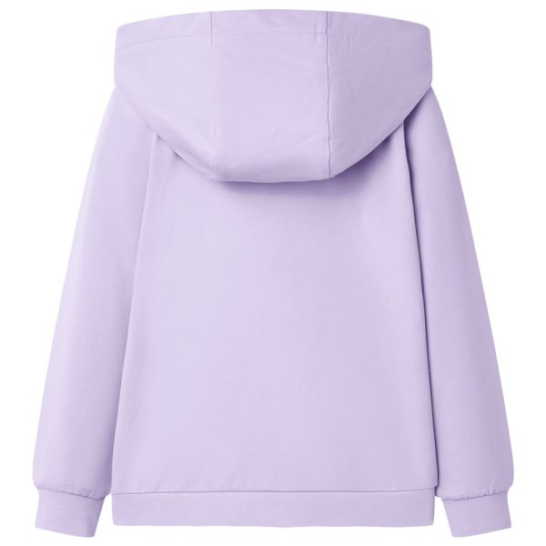 Sweatshirt para criança com capuz lilás 104 - Image 2