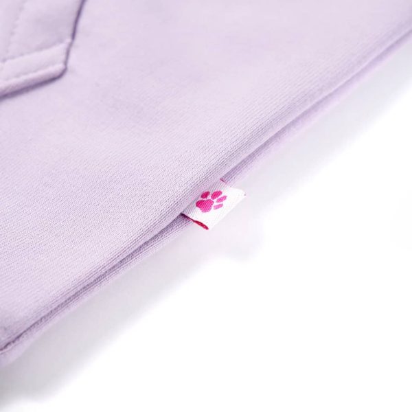 Sweatshirt para criança com capuz lilás 104 - Image 6