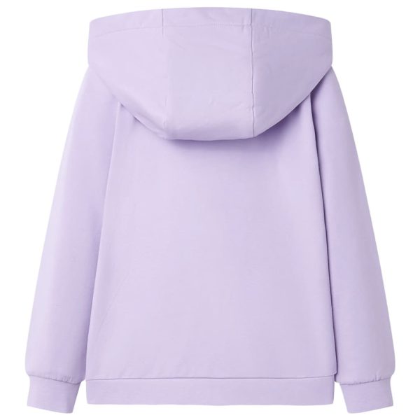Sweatshirt para criança com capuz lilás 116 - Image 2
