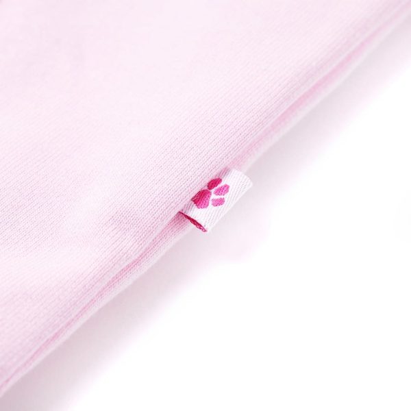 Sweatshirt para criança com capuz rosa-claro 92 - Image 5