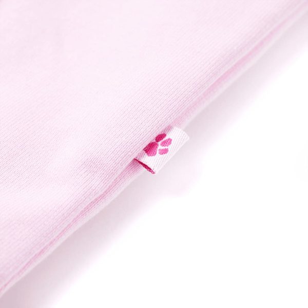Sweatshirt para criança com capuz rosa-claro 128 - Image 5