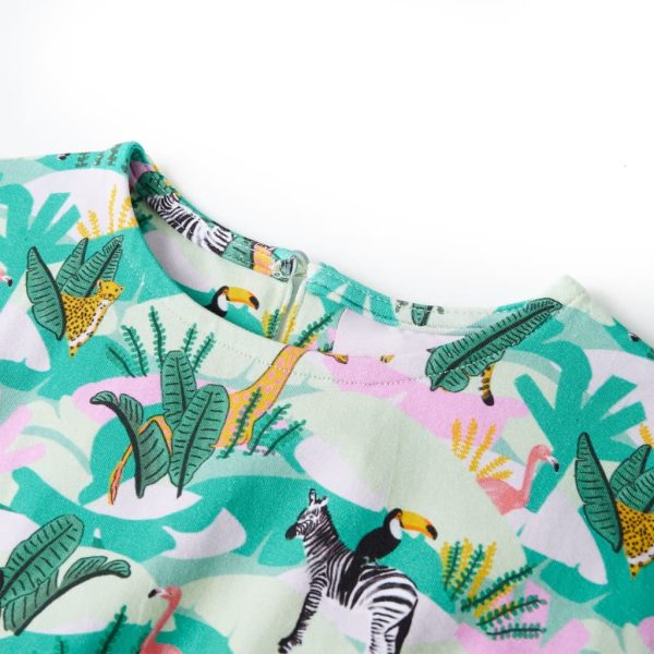 Vestido para criança menta-claro 140 - Image 3