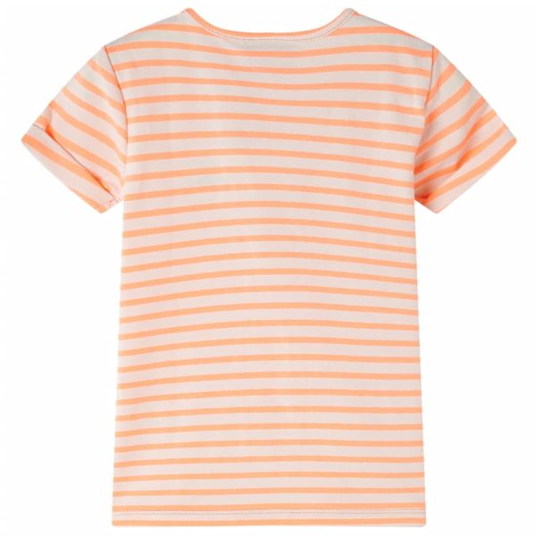T-shirt de criança laranja-néon 128 - Image 2