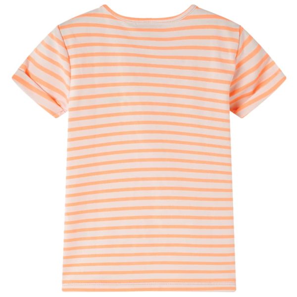 T-shirt de criança laranja-néon 140 - Image 2