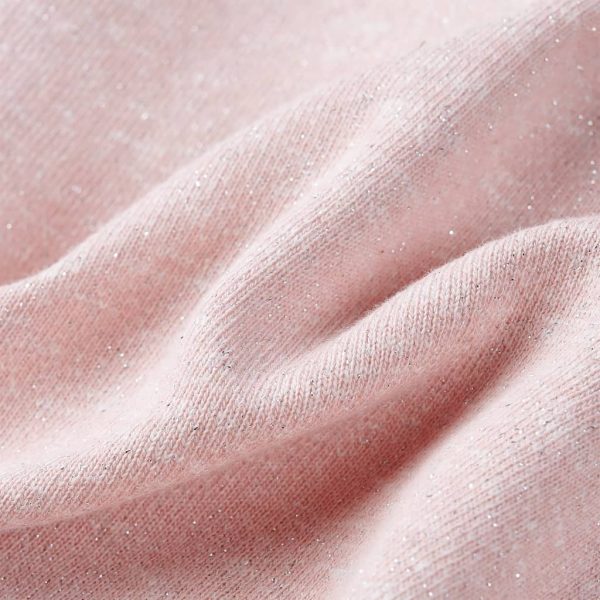 Sweatshirt para criança com capuz e fecho mistura de rosa claro 92 - Image 7