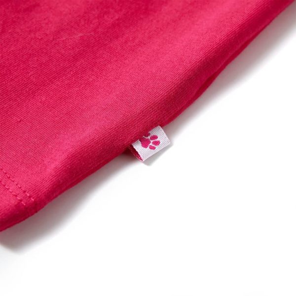 T-shirt para criança rosa-choque 92 - Image 5