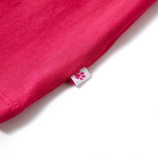 T-shirt para criança rosa-choque 140 - Image 5