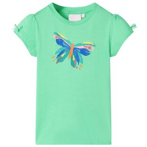 T-shirt para criança verde-claro 92