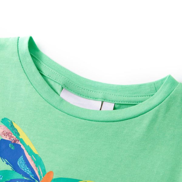 T-shirt para criança verde-claro 92 - Image 3