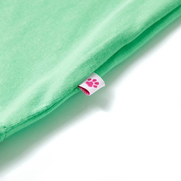 T-shirt para criança verde-claro 92 - Image 5