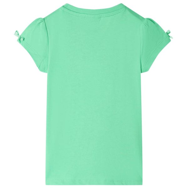 T-shirt para criança verde-claro 116 - Image 2