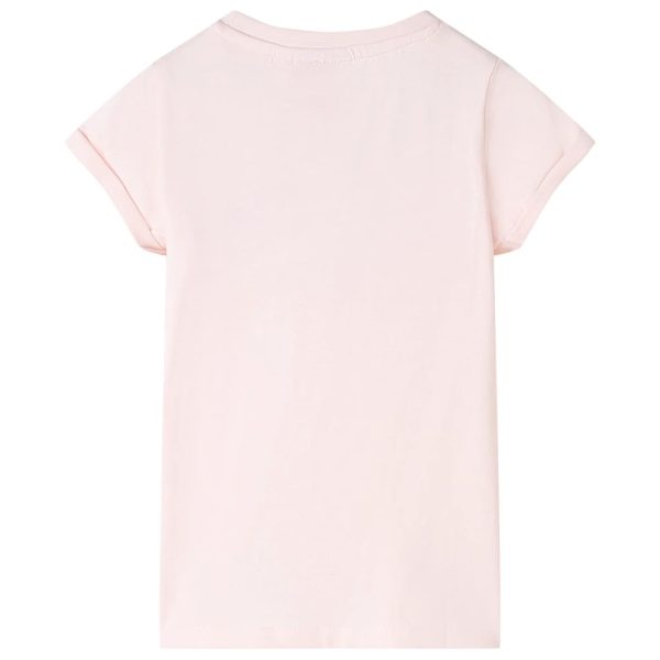 T-shirt para criança rosa-suave 92 - Image 2