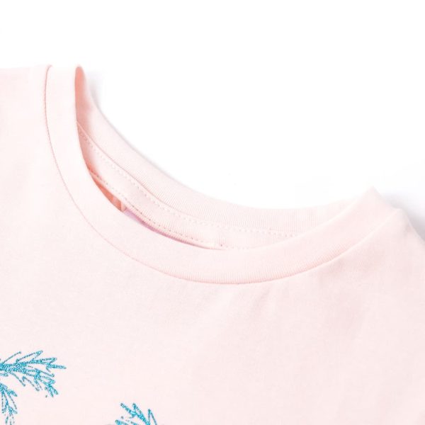 T-shirt para criança rosa-suave 92 - Image 3