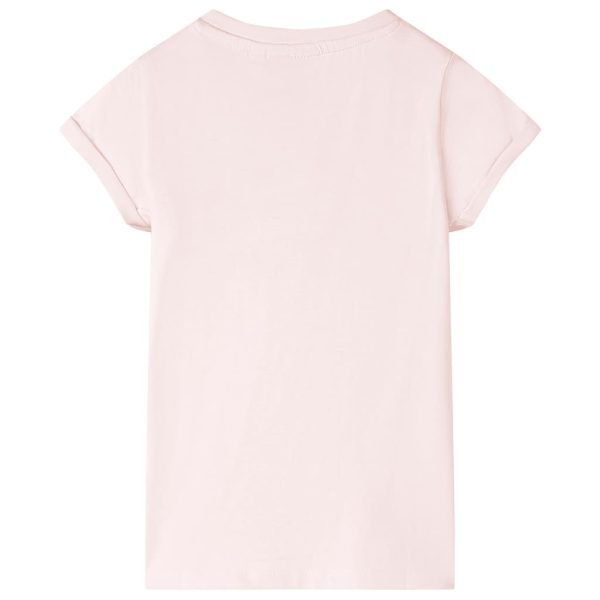 T-shirt de criança rosa-suave 104 - Image 2