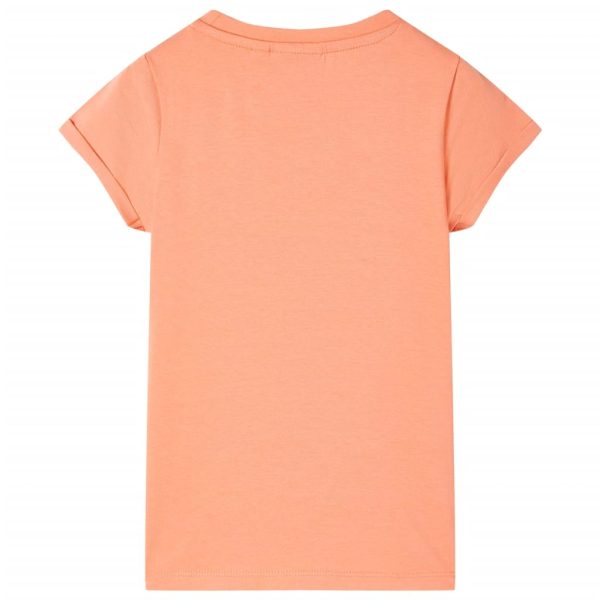 T-shirt para criança cor pêssego 92 - Image 2