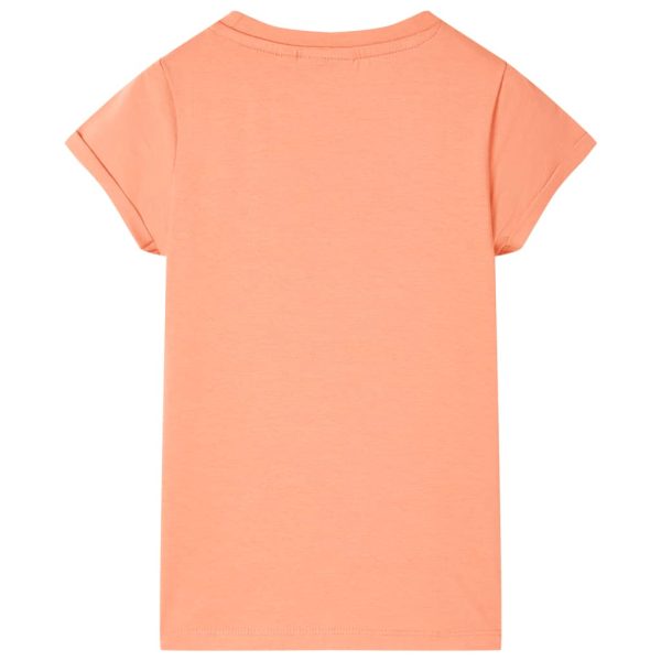 T-shirt para criança cor pêssego 104 - Image 2
