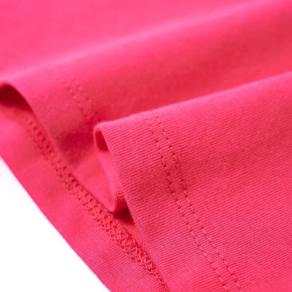 T-shirt infantil rosa brilhante 104 - Image 6
