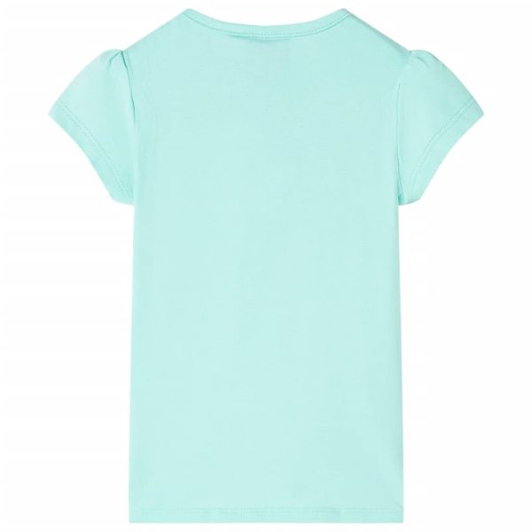 T-shirt infantil menta-claro 92 - Image 2