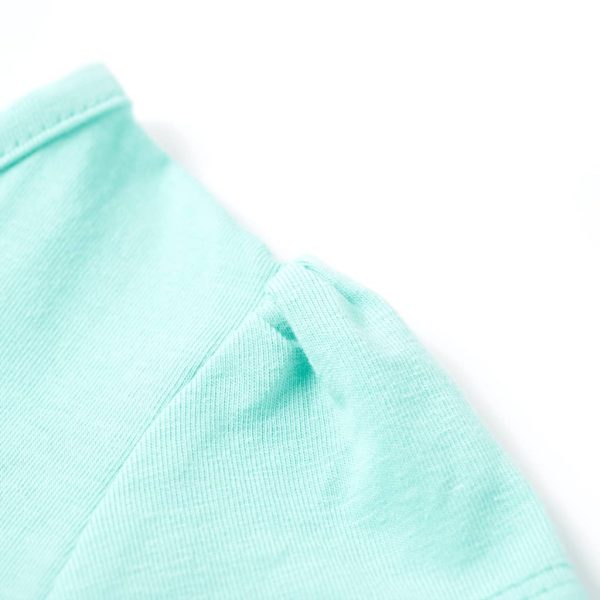 T-shirt infantil menta-claro 92 - Image 4