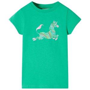 T-shirt de criança verde 104