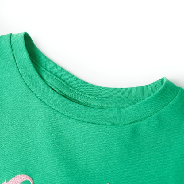 T-shirt de criança verde 104 - Image 3