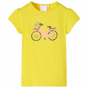 T-shirt de criança amarelo 140