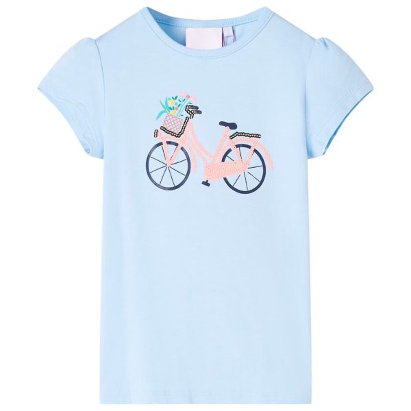 T-shirt para criança azul 104