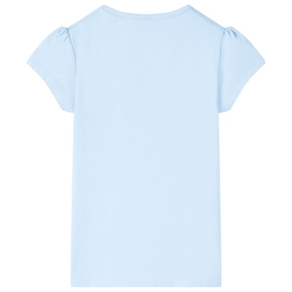 T-shirt para criança azul 128 - Image 2