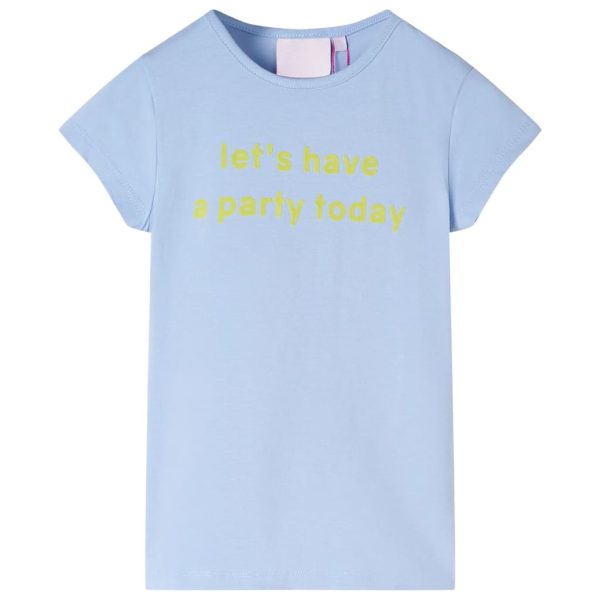 T-shirt para criança azul 104