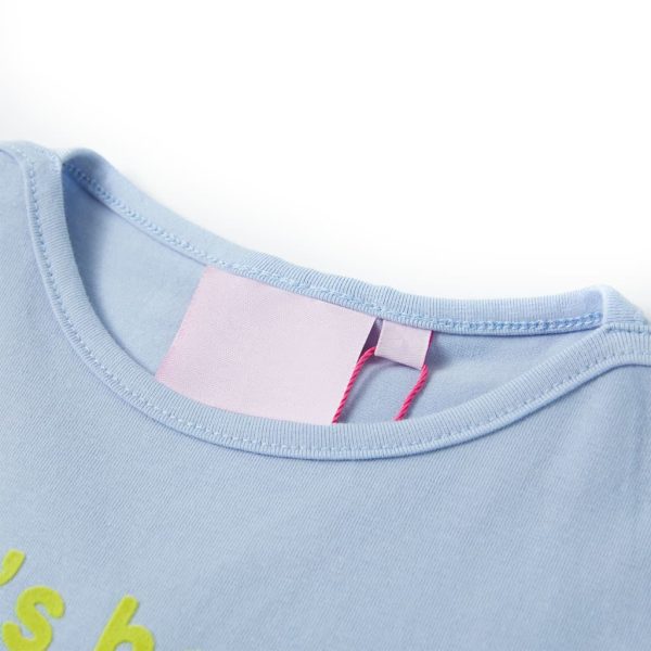 T-shirt para criança azul 104 - Image 3