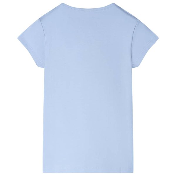 T-shirt para criança azul 128 - Image 2
