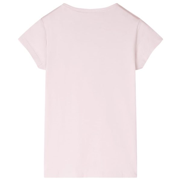 T-shirt de criança rosa suave 92 - Image 2