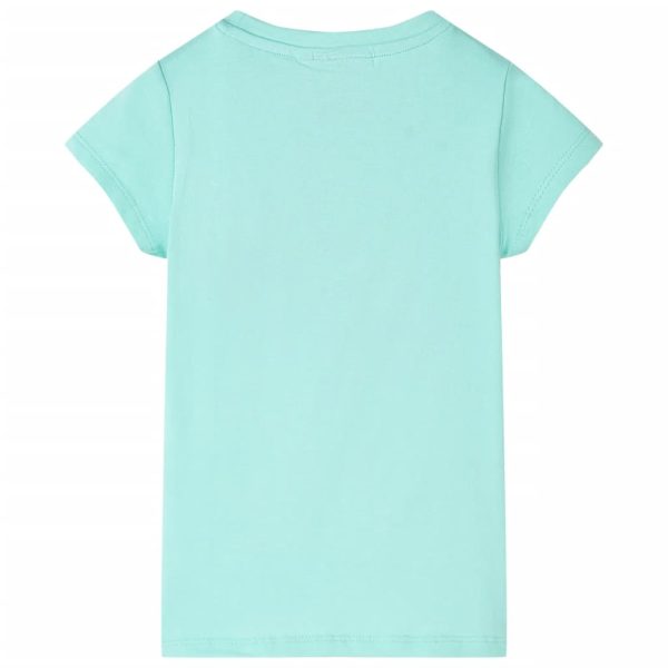 T-shirt infantil menta-claro 92 - Image 2