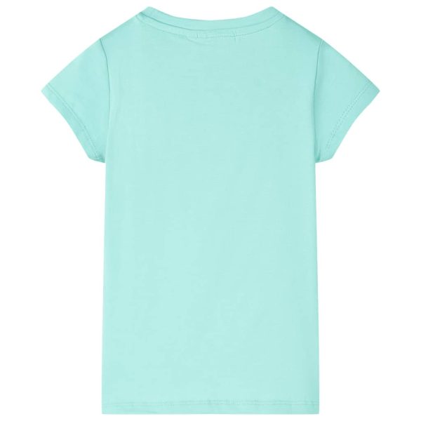 T-shirt infantil menta-claro 104 - Image 2