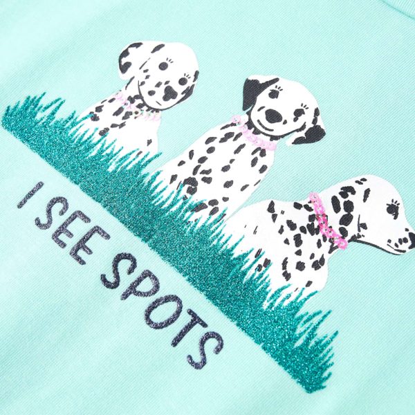 T-shirt infantil menta-claro 104 - Image 4