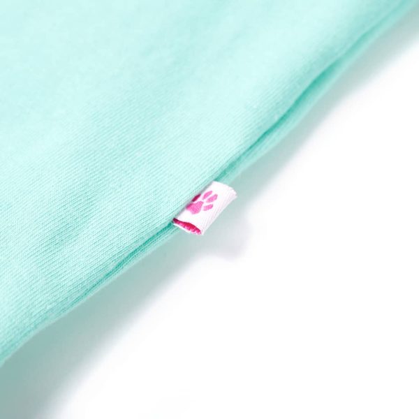 T-shirt infantil menta-claro 104 - Image 5