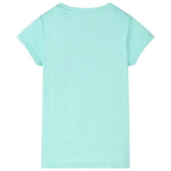 T-shirt infantil menta-claro 140 - Image 2