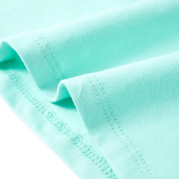 T-shirt infantil menta-claro 140 - Image 6