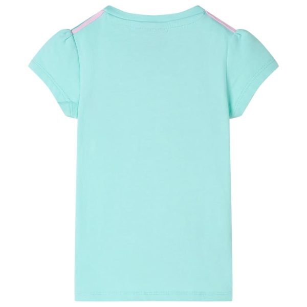 T-shirt infantil menta-claro 104 - Image 2