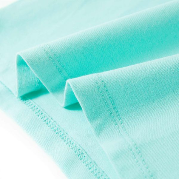 T-shirt infantil menta-claro 128 - Image 6